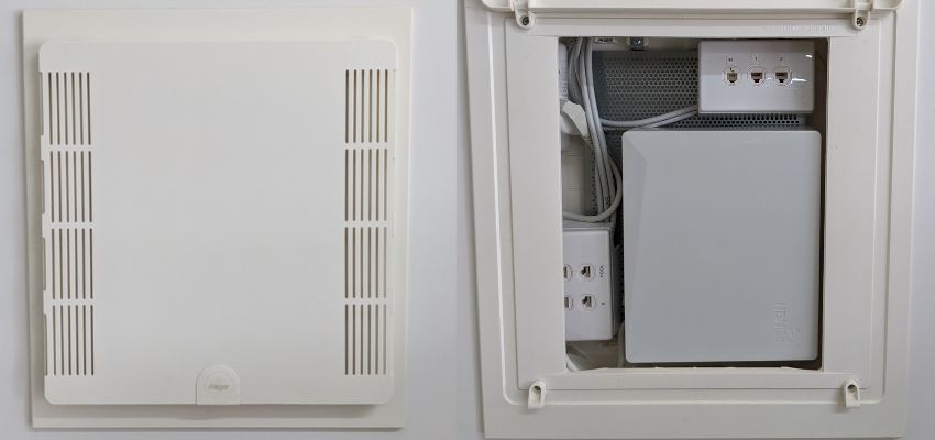 nbn fttp cabinet with ntd installed